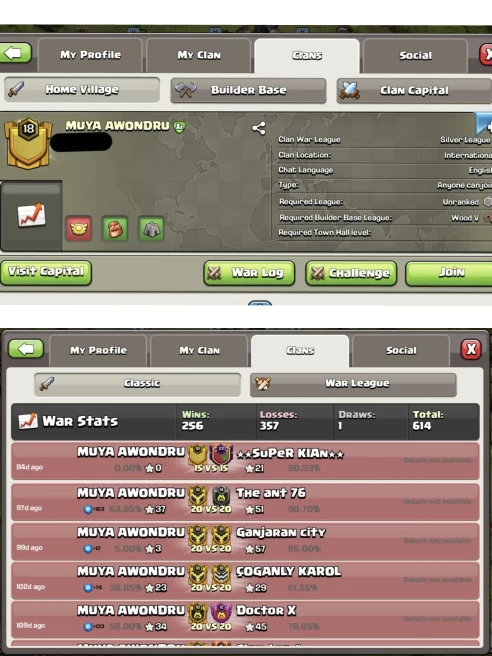 Clan level 18 / Very Cheap
