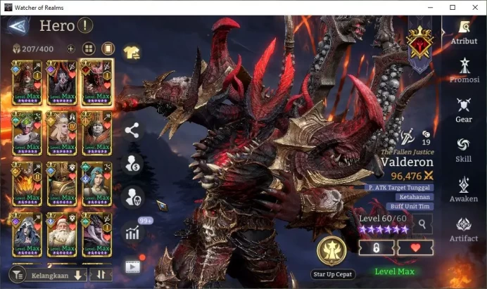 GLOBAL 60x|12M Power|15 Lord[ValderonA1,Praetus,LayaA4,Etc]|114 Legend[C DraculaA5,WukongA5,DiaochanA1,YmiretA1,Etc]|(WOR1157)