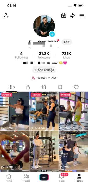 Instanly Delivery/ USA Monetized 21K Followers+730K Likes Account/ Creator Rewards Program Activated/ Full Access