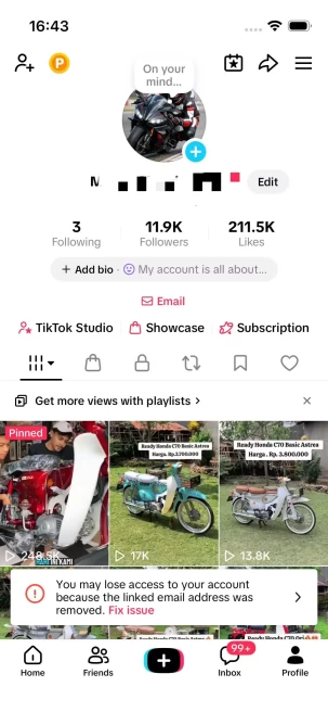 Instanly Delivery/ 11K Real Followers+210K Real Likes/ Tiktok Shop For Creator/ Live Stream/ Full Access