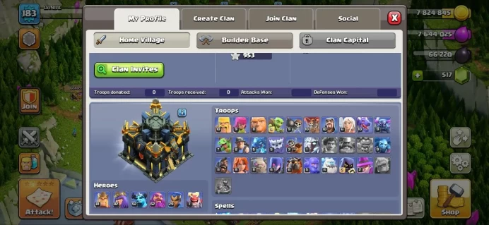 Th_17(HERO:81/82/52/52/29/1)(C.N 500 GEM )( 6 BUILDER)(LIFTIME WARANTY)