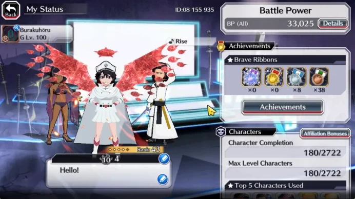 [GLOBAL]6K Orbs+Fresh All Story|Bambietta TYBW26,Yoruichi 25Swimsuit,Stark Fierce,Cang Du TYBW24,Tensa,Etc|CE ON|KlabID(BBS2522)