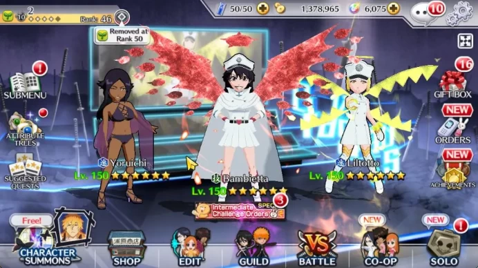 [GLOBAL]6K Orbs+Fresh All Story|TYBW26[Bambietta,Liltotto],Yoruichi 25Swimsuit,NaNaNa TYBW25,Toshiro,Etc|CE ON|Klab ID(BBS2524)