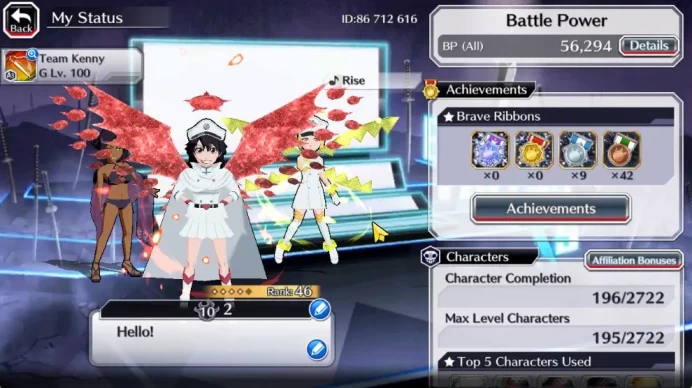 [GLOBAL]6K Orbs+Fresh All Story|TYBW26[Bambietta,Liltotto],Yoruichi 25Swimsuit,NaNaNa TYBW25,Toshiro,Etc|CE ON|Klab ID(BBS2524)