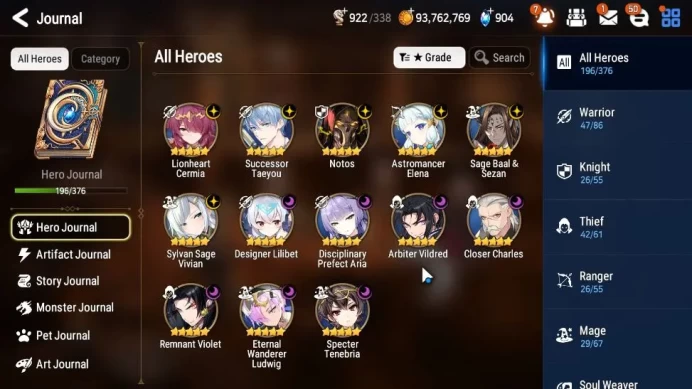 ASIA Unverif|13 ML(Notos,SS Vivian,A Elena,Etc)+P Byblis,SF Sigret,Setsuka,Ruiza,Rinak,Etc|Poh+Bles ON|662K Stigma|Stove(ES3736)