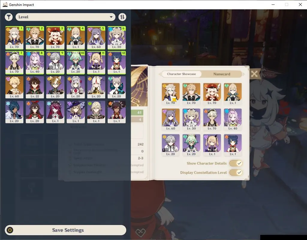 Compte Genshin Impact AR 56 – Serveur Europe – PC/PS4/Android
