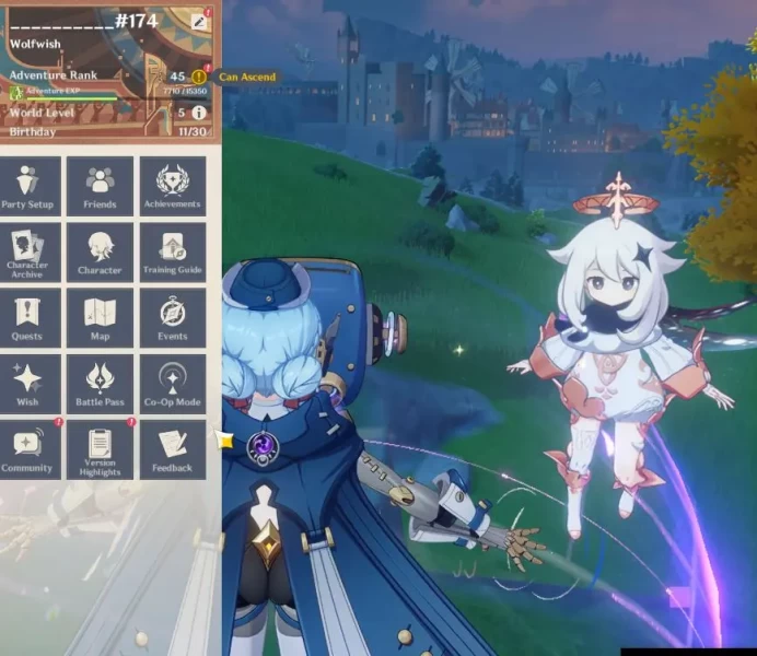 ASIA|AR 45|2 Limited+26(*4Character)|Skirk,Ineffa|MC Female|Low Explore Map|TakeMail|Check SS(GI5706)