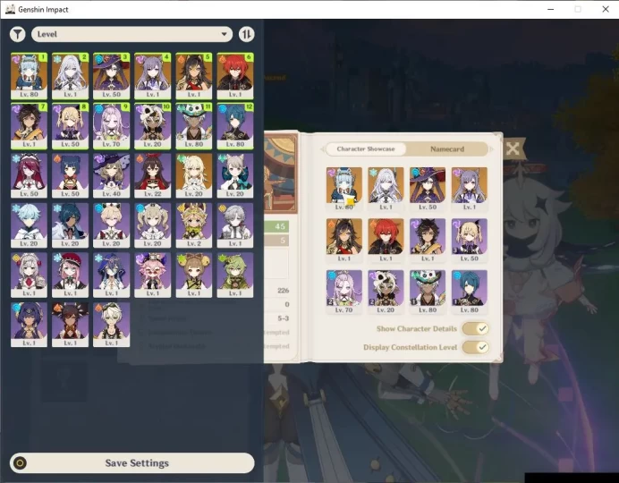 ASIA|AR 45|2 Limited+26(*4Character)|Skirk,Ineffa|MC Female|Low Explore Map|TakeMail|Check SS(GI5706)