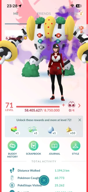 Level 71, 3 Legendary IV100, 229 Shiny, 207 Legendary, 110 IV 100, 19 Shiny Legendary, 50 Shadow Legendary