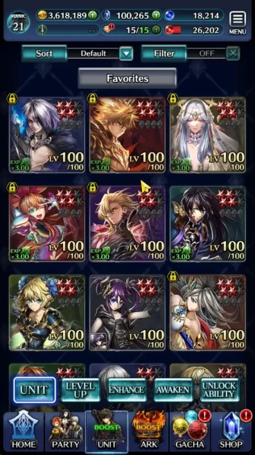 GLOBAL|Rank 21|100K Cryst|TopTierUnit (ArkH King O Dragons,A Roland+Ark,Lonardo,G Ilaha,,etc) 2 UR ARK|Code Only (LC1189)