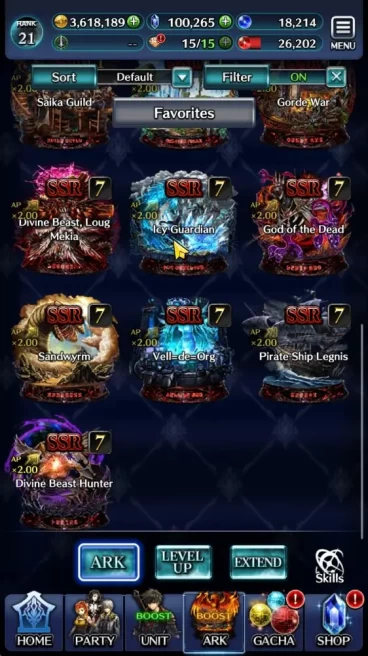 GLOBAL|Rank 21|100K Cryst|TopTierUnit (ArkH King O Dragons,A Roland+Ark,Lonardo,G Ilaha,,etc) 2 UR ARK|Code Only (LC1189)