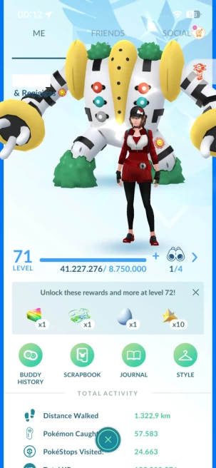 Level 71, 4 Legendary IV100, 258 Shiny, 265 Legendary, 108 IV 100, 22 Shiny Legendary, 60 Shadow Legendary