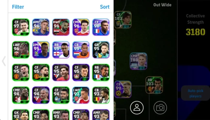 Mobile|Big Time Zlatan Ibrahimovic(Phenom Finishing,Willpower),Pele(Phenom Finishing,Phenom Pass),Etc|TakeEmail|(EF1573)	