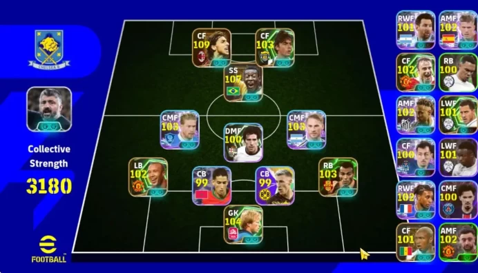 Mobile|Big Time Zlatan Ibrahimovic(Phenom Finishing,Willpower),Pele(Phenom Finishing,Phenom Pass),Etc|TakeEmail|(EF1573)	