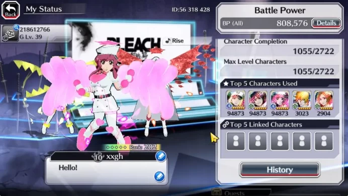 [GBL]53K Orb|TYBW26[Bambietta,Meninas,Liltotto],10th Anniv[Rukia,Ichigo],Renewed[Byakuya,Aizen],Etc|6,5K AccTic|KlabID|(BBS2529)