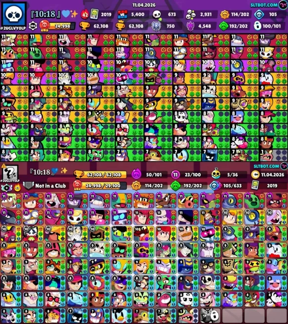 Rare Billing 52K [] Trophy 62K [] 100x Unlock Brawler [] Max 23x [] Hyper 19x [] Hay Day 49 Lvl Add into Mail [] Android/IOS