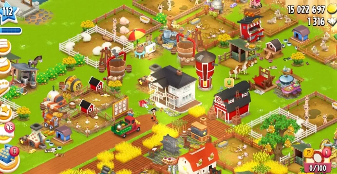 Silo Storage 3150◆Barn Storage 12000◆Farm Lvl 110+◆15M Coins◆Town Hall Unlocked◆1316 Diamond◆17 Roadside Shop Slot◆Pro Farm