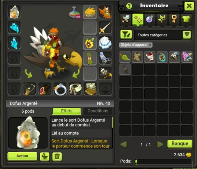[Tiliwan] Cra LVL 192 +2M Kamas - Non Certifié - Compte UP à la main - Instant Delivery !