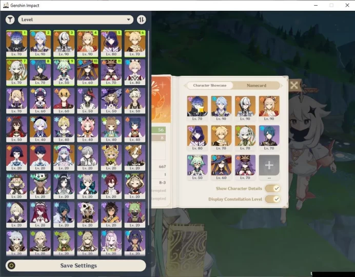ASIA|AR 56|6 Limited +3(*5Weapon)|Arlecch,Yoimiya,Raiden,Flins,Nahida,Ayato|MC Male|TakeMail|Check SS(GI5728)	