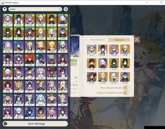 ASIA|AR 57|8 Limited +5(*5Character)|Flins+Sign,Furina,Yelan,Arlecch,Nefer,Albedo,Zhongli|MC Male|TakeMail|Check SS(GI5730)	