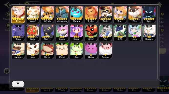 GLOBAL SEA ENDGAME| Full Ex-7k & 40TC6+ (Freyja,LuBu,Reginleif,BnB,Wukong,Radgrid,Ace,Elysia,etc) ElenaPerm+CompeArena (SKR1149)
