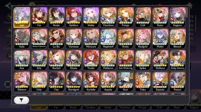 GLOBAL SEA ENDGAME| Full Ex-7k & 40TC6+ (Freyja,LuBu,Reginleif,BnB,Wukong,Radgrid,Ace,Elysia,etc) ElenaPerm+CompeArena (SKR1149)