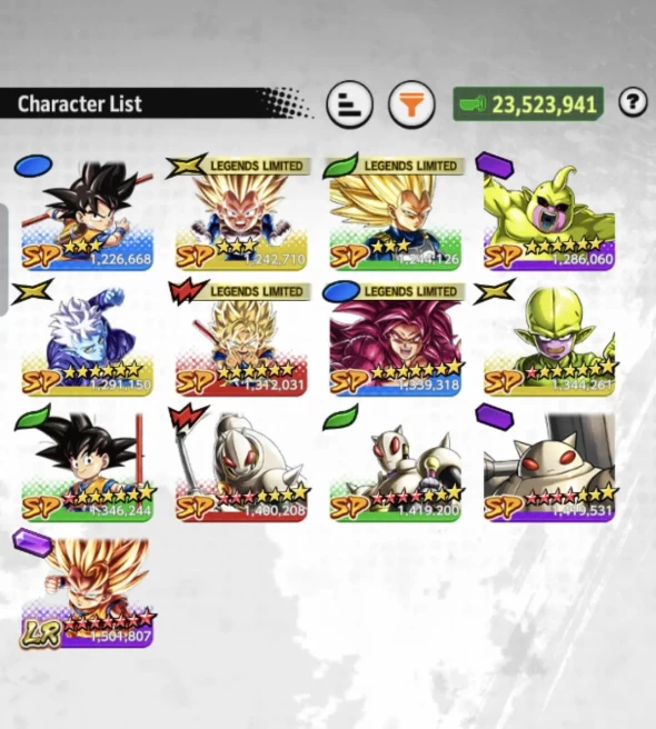 B61-IOS+Android-Full Team Daima+LR SS3 Goku Full Red Star+SS4 Goki+SS3 Vegeta Mini+Goku Mini Zenkai+Equipment