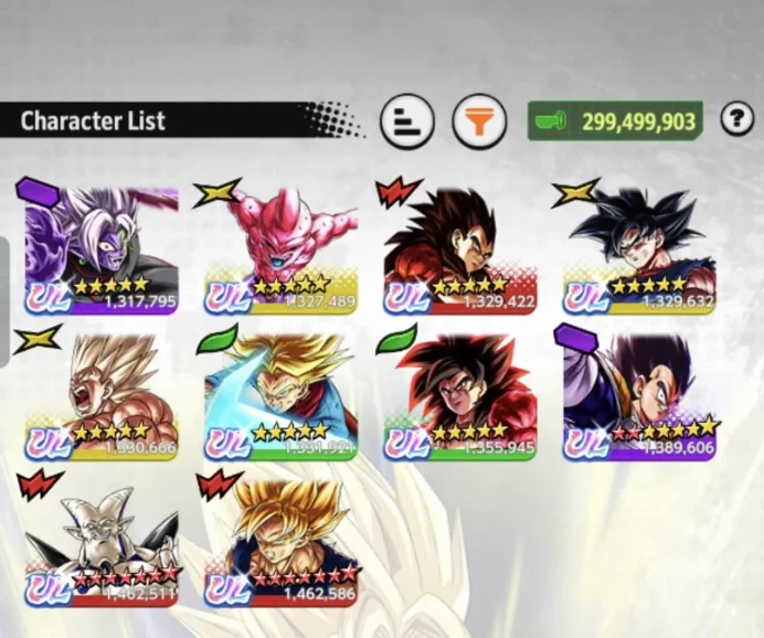 B62-IOS+Android-Meta-10 UL(SS4 Goku+SS4 Vegeta+Trunks+Zamasu+SS Goku+Buu Kid+Goku Uis)+LR(Vegito+Piccolo)+Good Equipm+41 Legends+Good Zenkai