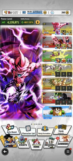 B66-IOS+Android-UL( Buu Kid Red Star+Super Buu Red Star)+17 Legends+12 Zenkai+Good Equipment+Piccolo Zenkai+Vegito Green+Broly+Cell Zenkai