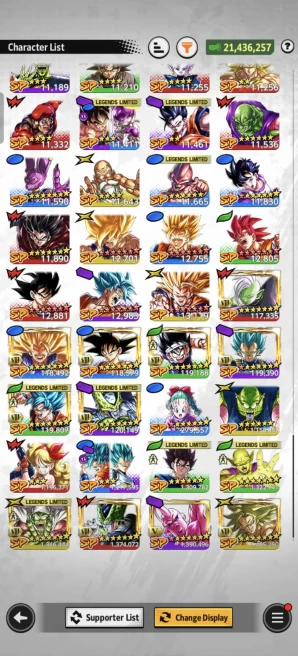 B66-IOS+Android-UL( Buu Kid Red Star+Super Buu Red Star)+17 Legends+12 Zenkai+Good Equipment+Piccolo Zenkai+Vegito Green+Broly+Cell Zenkai