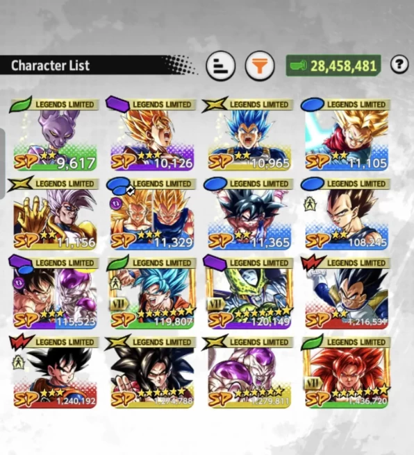 B67-IOS+Android-Good Team GT-4 UL(SS4 Goku Red Star+SS4 Vegeta Red Star)+16 Legends Limited+Good Equipment+Nice Zenkai+SS4 Gogeta Zenkai