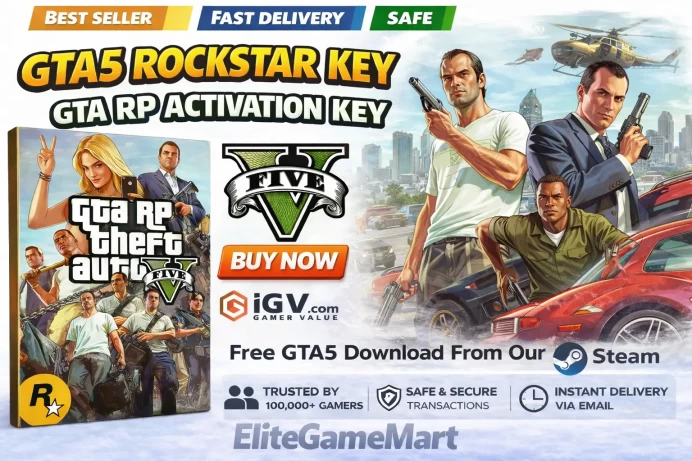 FiveM PC Key (Social Club) ◆ Added Directly to Your Rockstar Account ◆ 【Steam Fresh Account】 ◆ Complete Tutorial ◆ Instant Delivery