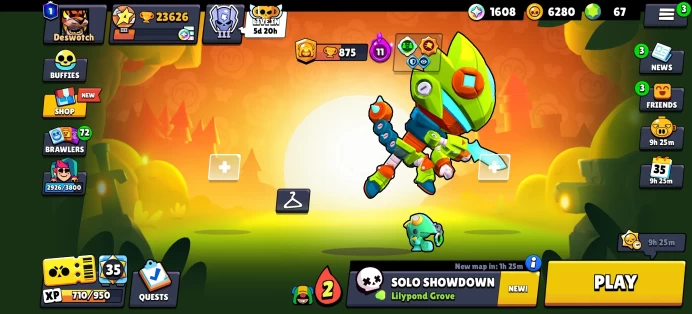 [Code 9765] Level 117 / 23k Trophy + 95 Skins / 18 Hypercharges / Very Cheap