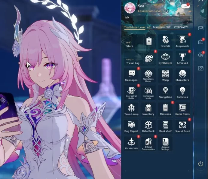 Asia|TL 63|3,7K SJ|7 Limited|Anaxa+Sign,Cyrene,Castorice,Sparkle,Archer,Ruan Mei,Dante|Female MC|Take Mail|Check SS(HSR6336)