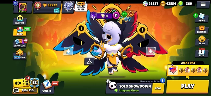 [Code 9768] Level 230 / 55k Trophy + 227 Skins /  47 Hypercharges / Very Cheap