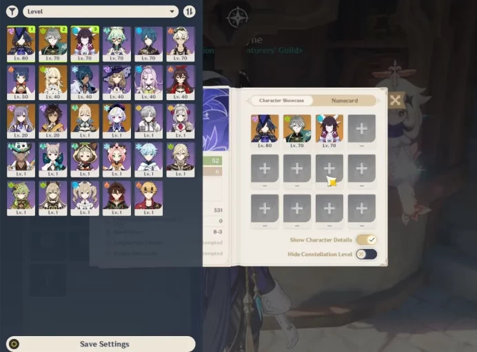ASIA|AR 52|3 Limited +6(*5Weapon)|(Clorinde,Alhaiham)+sign,Columbina,Keqing,Jean,Qiqi|McFeMale|TakeMail|CheckSS(GI5740)