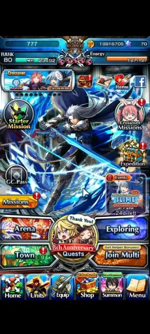 Global|Rank 80|24 Ascend+3 TW|[Touma,Misaka,Index]+TW,Roy,LM Isliid,Isliid P,WH Fen,Liza,Ira G,Etc|Lpot 522|Check SS(GS2371)