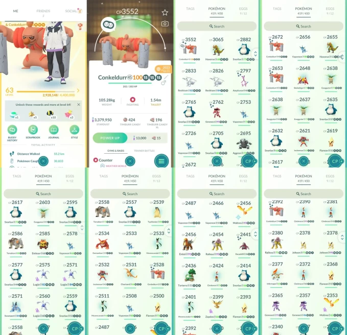 AC1421 -lv 63 Instinct | x2 3000CP | x148 2000CP | x64 Legendary | x1 SHUNDO | x176 shiny | x10 100IV | Shiny Genesect Guzzlord Raikou Cobalion 