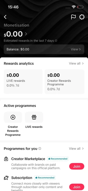 Instanly Delivery/ USA Monetized 75K Real Followers+490K Real Likes Account/ Creator Rewards Program Activated/ Full Access