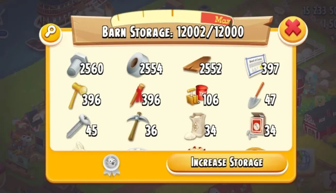 Silo Storage 3150 ◆ Farm Lvl 111+ ◆ Barn Storage 12000 ◆ Full Land Unlock ◆ Rare Farm