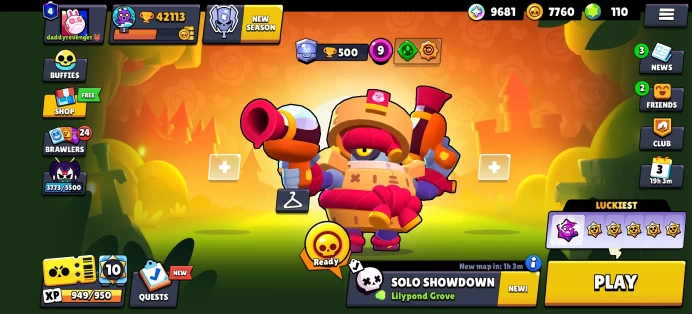 [Code 9770] Level 225 / 42k Trophy + 203 Skins / 22 Hypercharges / Very Cheap