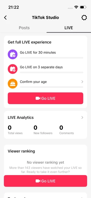 Instanly Delivery/ 17K Real Followers+680K Real Likes/ Tiktok Shop For Creator/ Live Stream/ Full Access