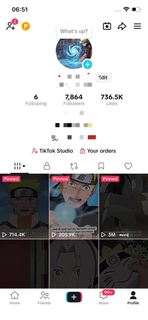 Instanly Delivery/ 7K Real Followers+730K Real Likes/ANIME Content/ Live Stream/ Full Access