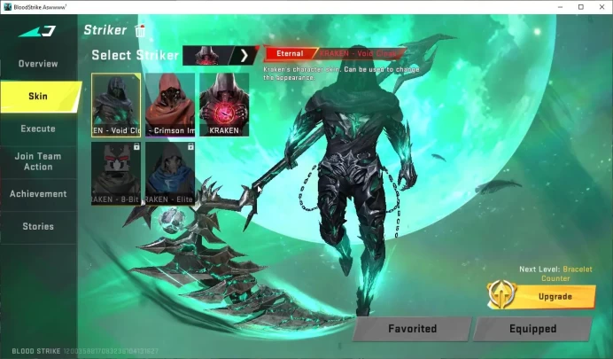 ASIA|1 ETERNAL Kraken-VoidCloak+ MELE Katar-Claw|9 ULTRA[Ran,Volt,M4A1,Vector,AK47,INP9,M700,Etc]|NetEase|Check SS(BLS3807)