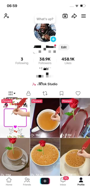 Instanly Delivery/ France Monetized 38K Real Followers+450K Real Likes Account/ Creator Rewards Program Activated/ Full Access