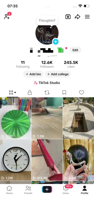 Instanly Delivery/ USA Monetized 12K Real Followers+240K Real Likes Account/ Creator Rewards Program Activated/ Full Access