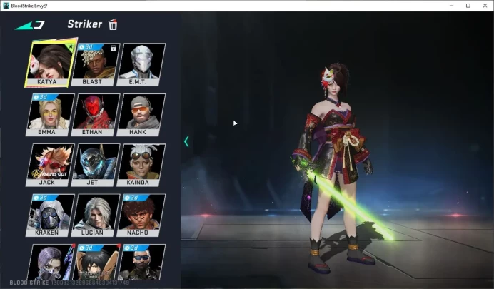 ASIA|Collab AOT RAN-Mikasa,M700-Thunder,M4A1,KAG6,FAL,Aniv FAL-Draco+ 3 MELE LighBlade,BFKnife,Katar|13 ULTRA|NetEase(BLS3816)