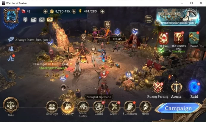 Global 60X|Lv78|3,2M Power|6 Lord[ValderonA1,Iovar,Elddr,Etc]|44 Legend[Diaochan,WukongA2,Guan Yu,Sergei,NeZha,Etc]|(WOR1159)	