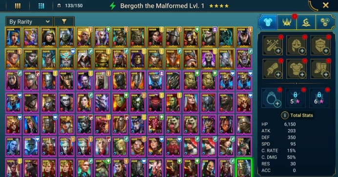 Starter acc with Solanar : 87k energy / 57 mln coins / Teodor, Glaicad, Nethril, Arix, Ninja + 20 Login Legendaries / Ursala