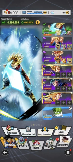 B78-IOS+Android-Team Daima+LR(Super Vegito+SS3 Goku)+UL TRunks Full Red Star+19 Legends Limited+Good Equipment+SS4 Goku+Gotenks+Vegito Green+SS2
